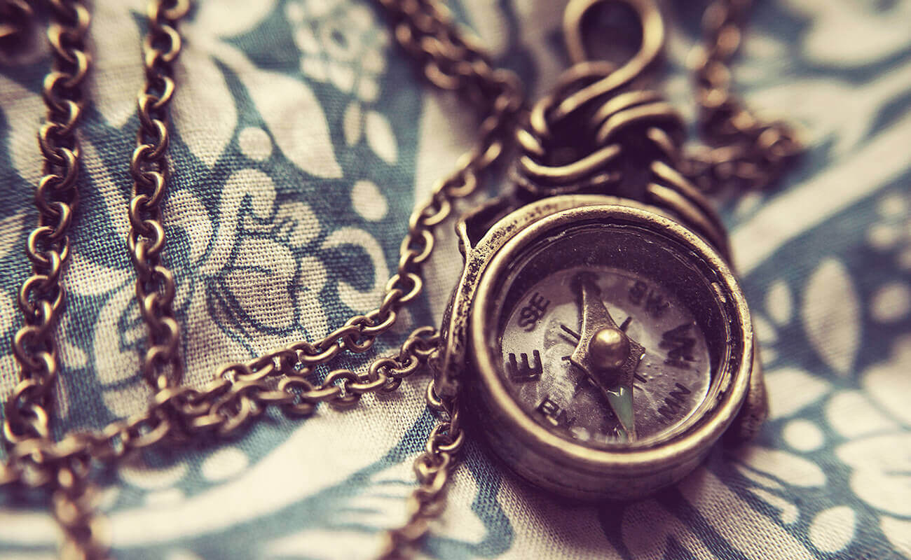 Antique compass