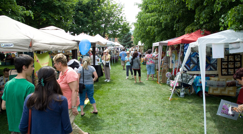 People participating in Artfest On The Esplanade