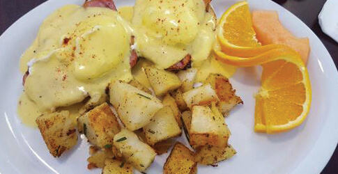 Breakfast served at Bistro 36