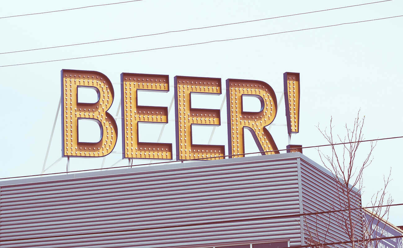 A beer store